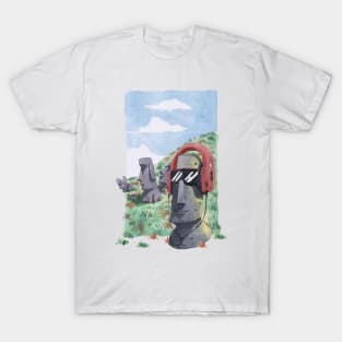 Chilling Moai T-Shirt